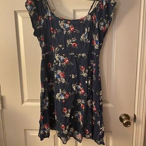 Off Shoulder Fit and Flare Dress